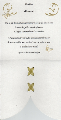 "Blanc et or"